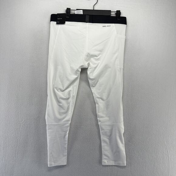 Jordan Compression Tights Men's XL White 3/4 Length Training Workout Jumpman NEW - Picture 6 of 11